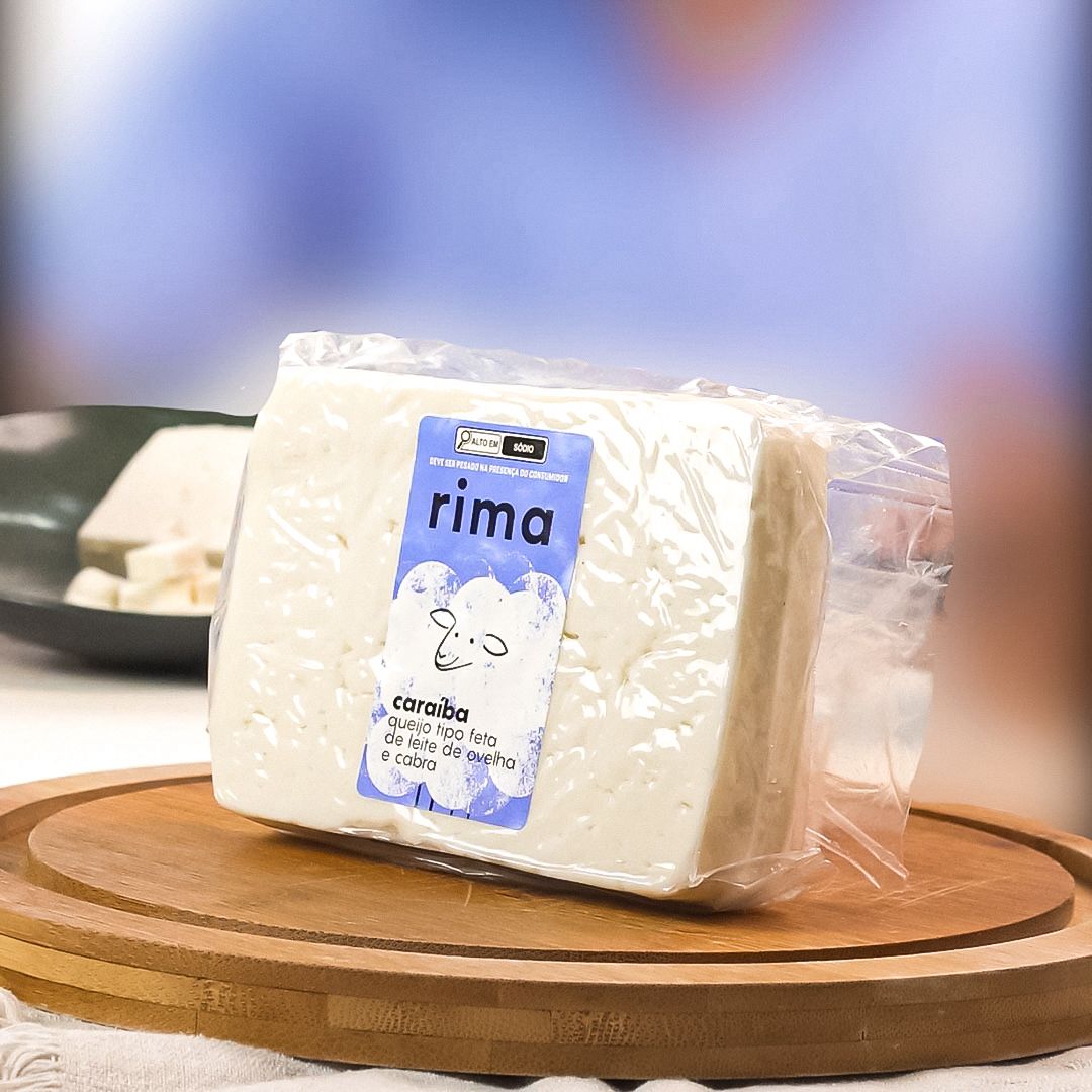 Caraíba - queijo tipo feta de leite de ovelha e cabra  - 200g